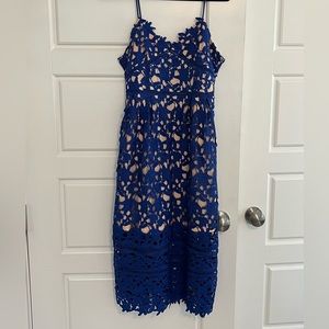 Blue Lace Dress